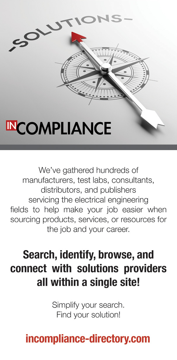 In Compliance Directory Advertisement