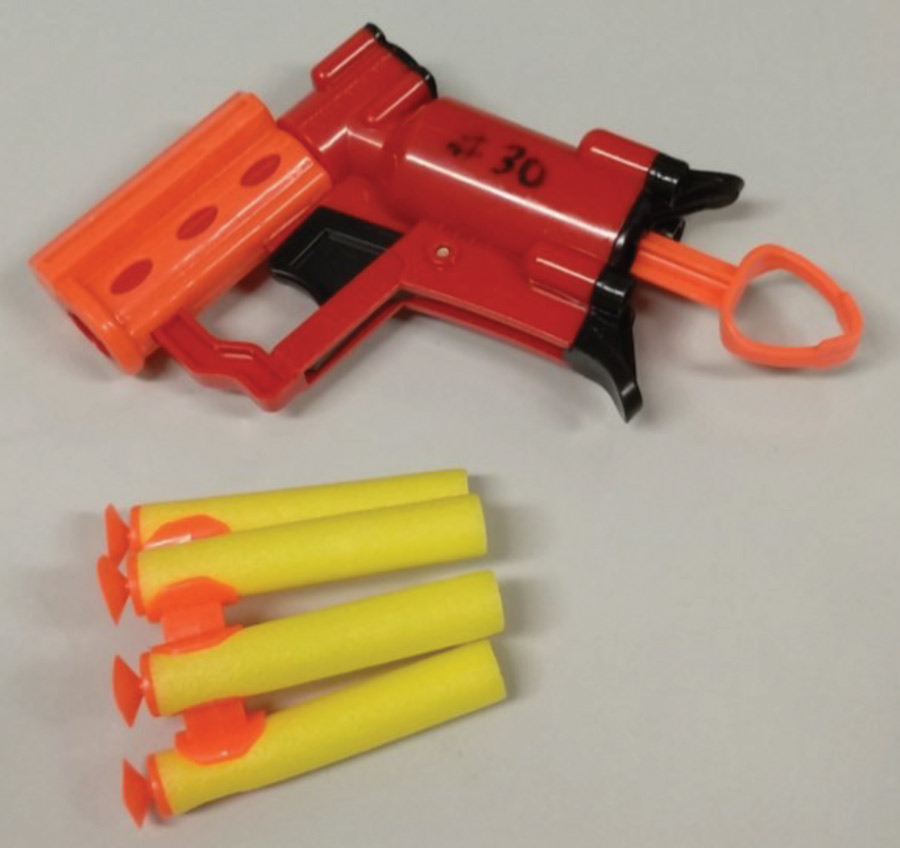 Figure 1: Projectile toy for proficiency testing
