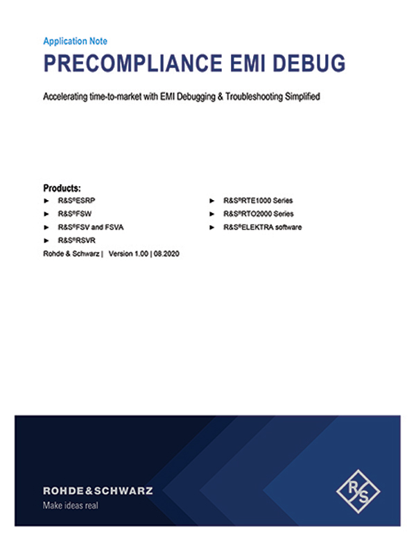 Understanding EMI Precompliance and Debugging application note
