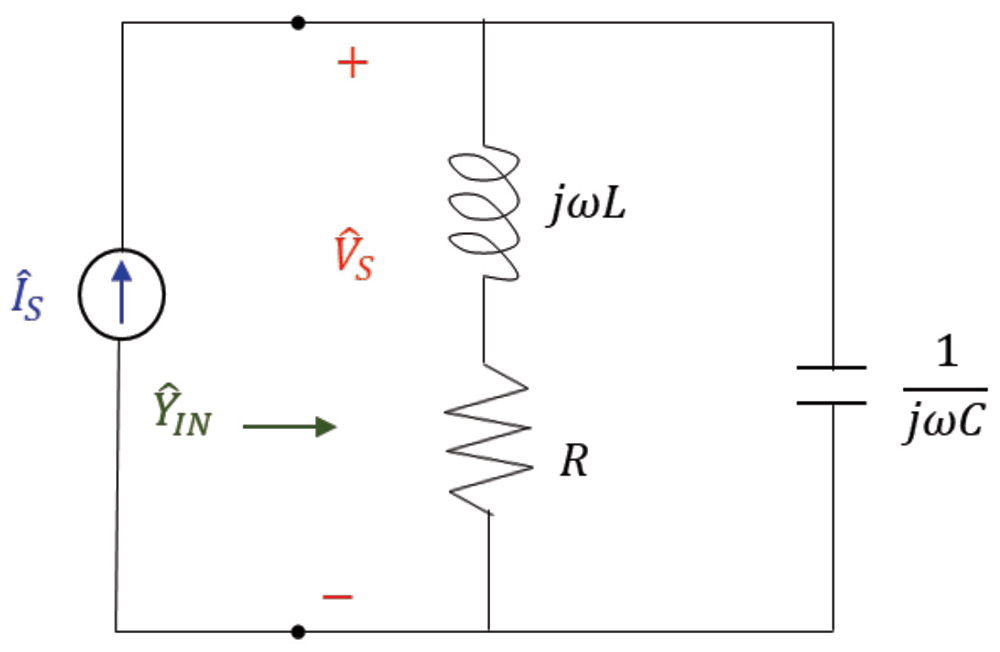 Figure 8: “Hybrid” parallel RLC resonant circuit
