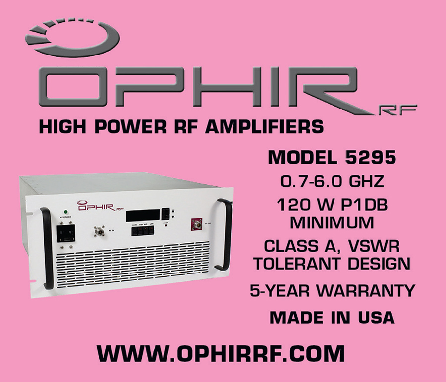 OPHIR RF advertisement