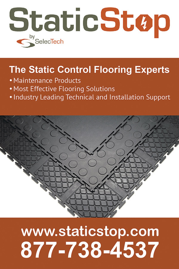 StaticStop ESD Flooring Advertisement