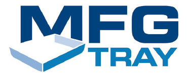 MFG (Molded Fiber Glass) Tray Company Logo