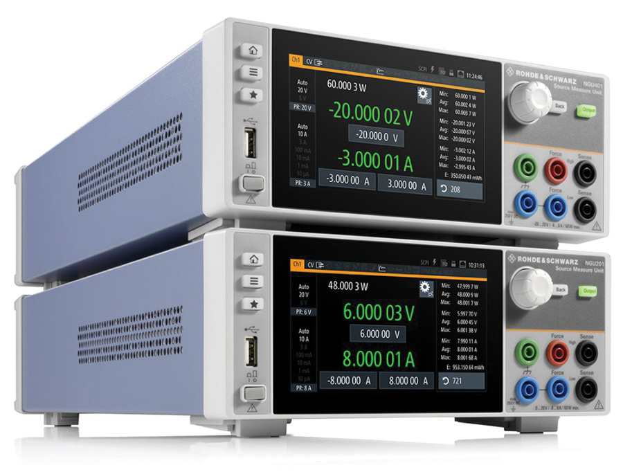 test and measurement equipment with the addition of two new source measure units