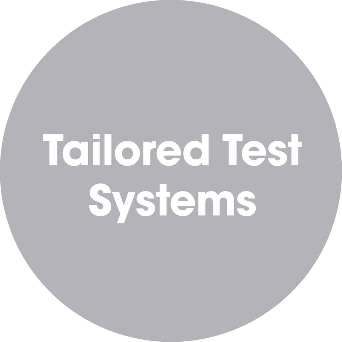 Tailored Test Systems