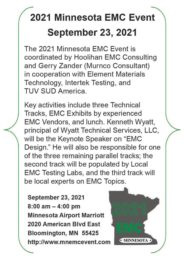 2021 Minnesota EMC Event Advertisement