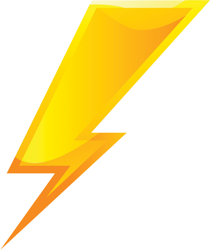clipart of a lightning bolt