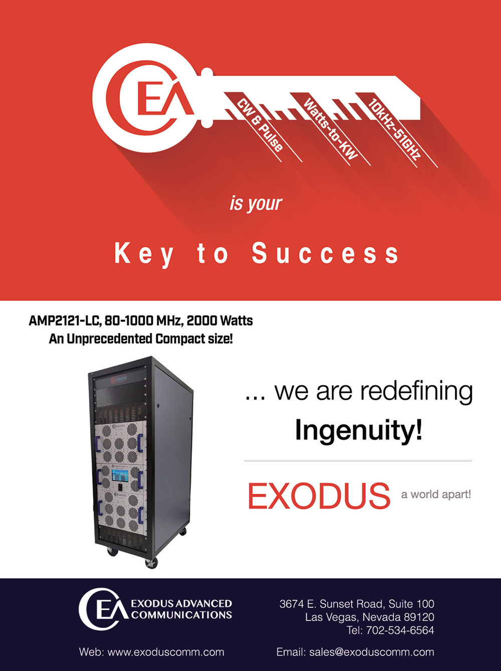 Exodus Advanced Communications Advertisement