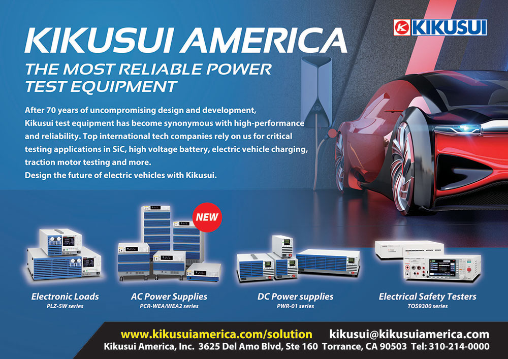 Kikusui America Inc. Advertisement