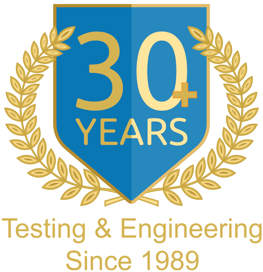 30 Years Testing & Engineering Since 1989 logo