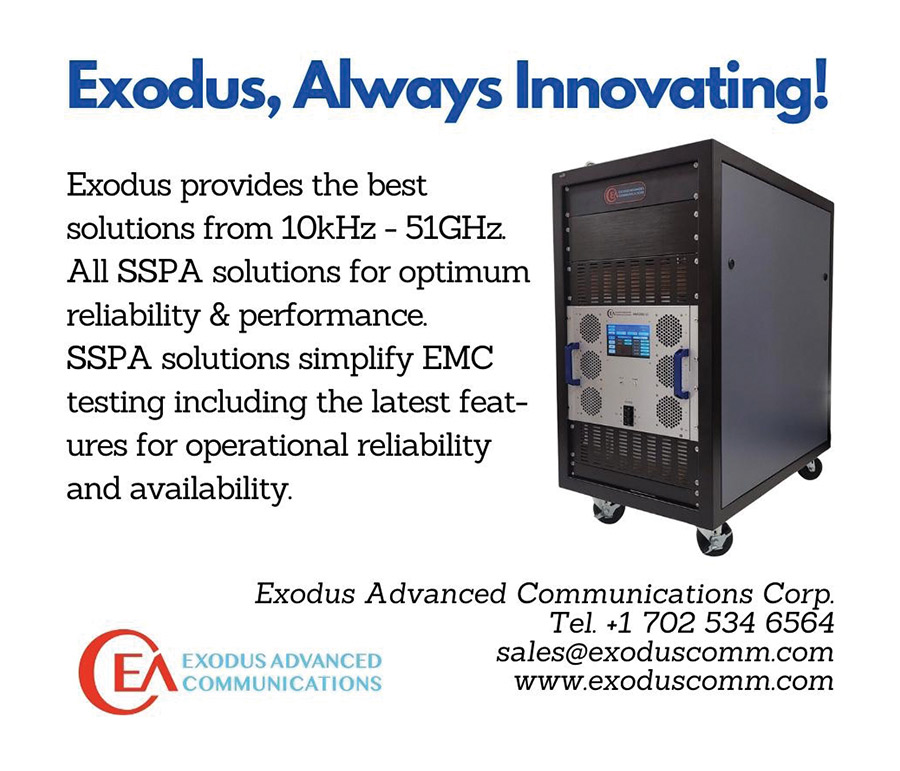 Exodus Advanced Communication products and consulting advertisement