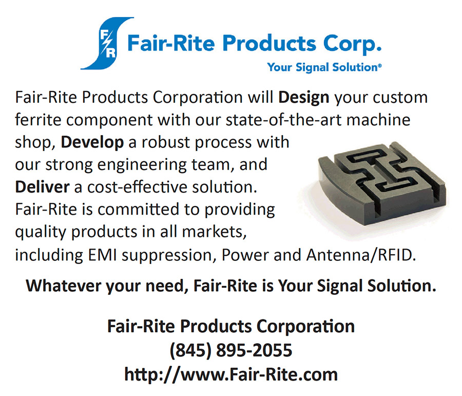 Fair-Rite Products Corp. products and consulting advertisement