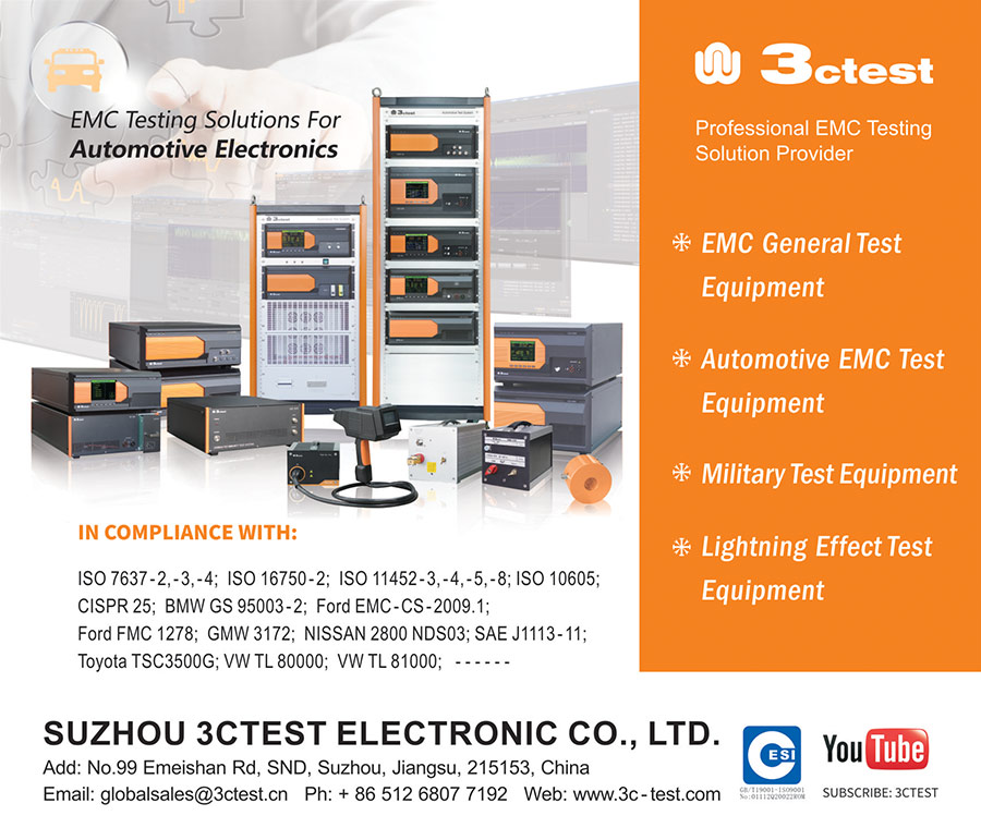 Suzhou 3CTest Electronics CO., LTD. products and consulting advertisement