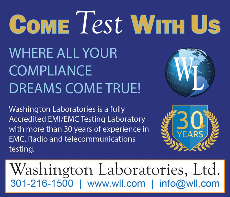 Washington Laboratories, Ltd. products and consulting advertisement