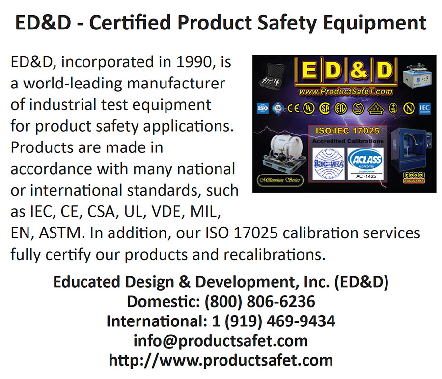ED&D products and consulting advertisement