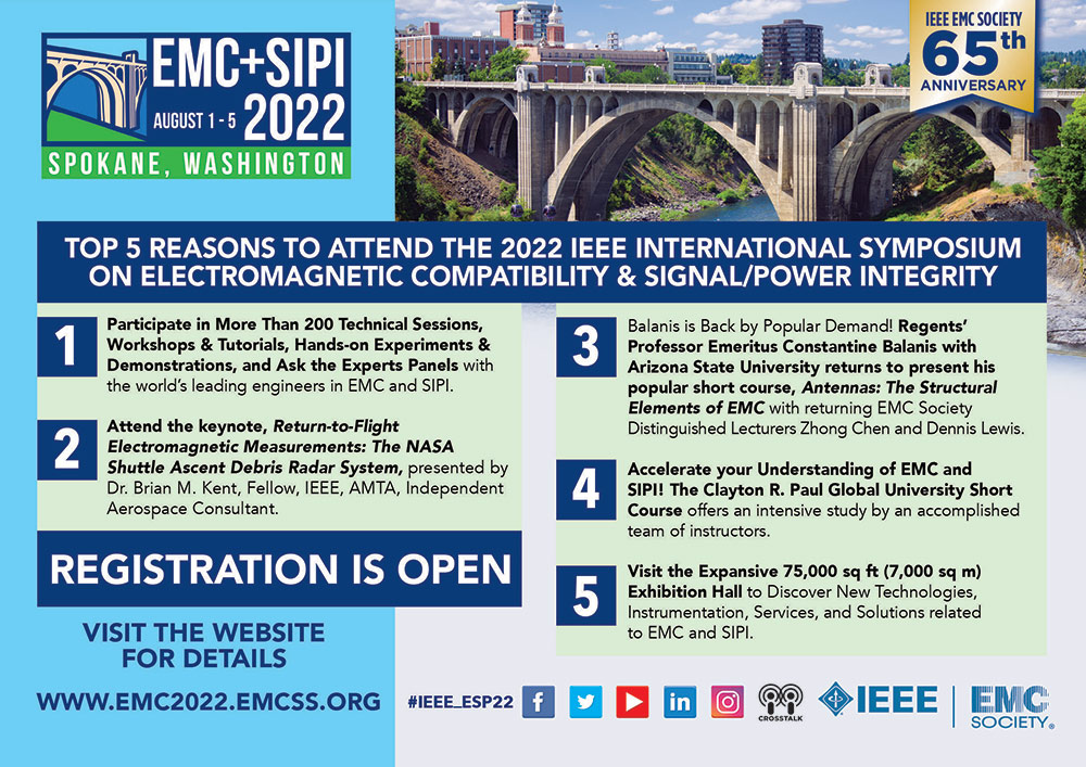 IEEE EMC+SIPI 2022 Advertisement