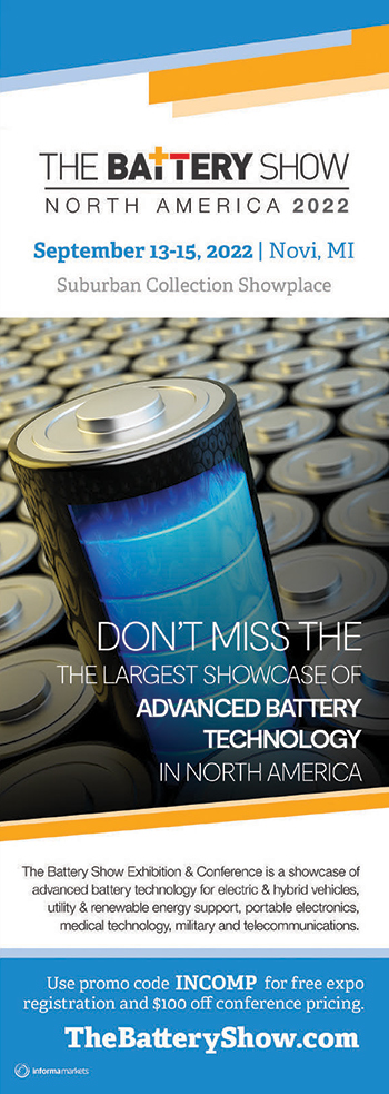 The Battery Show Advertisement