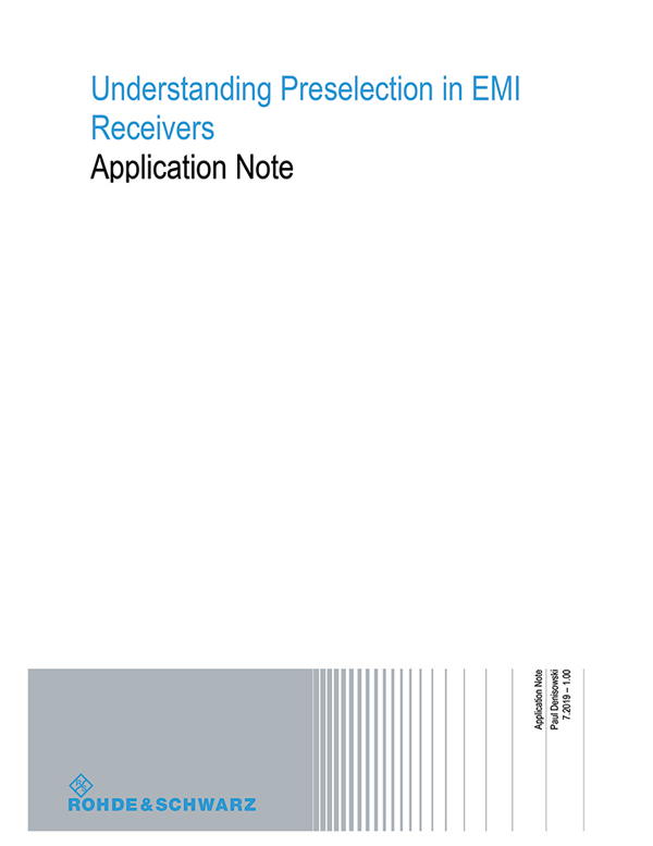 Rohde & Schwarz application note advertisement