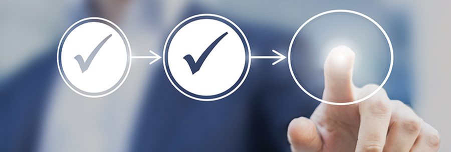 Supplier Index hand click digital check points