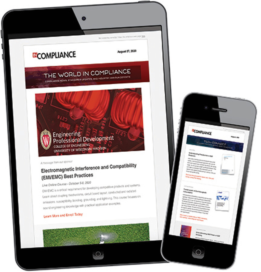 tablet and mobile devices looking at In Compliance