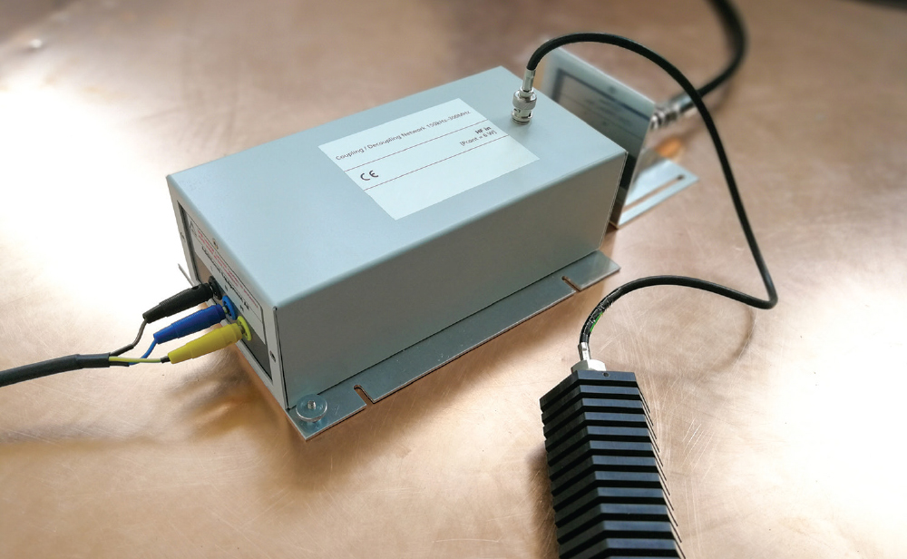 metal box with wires
