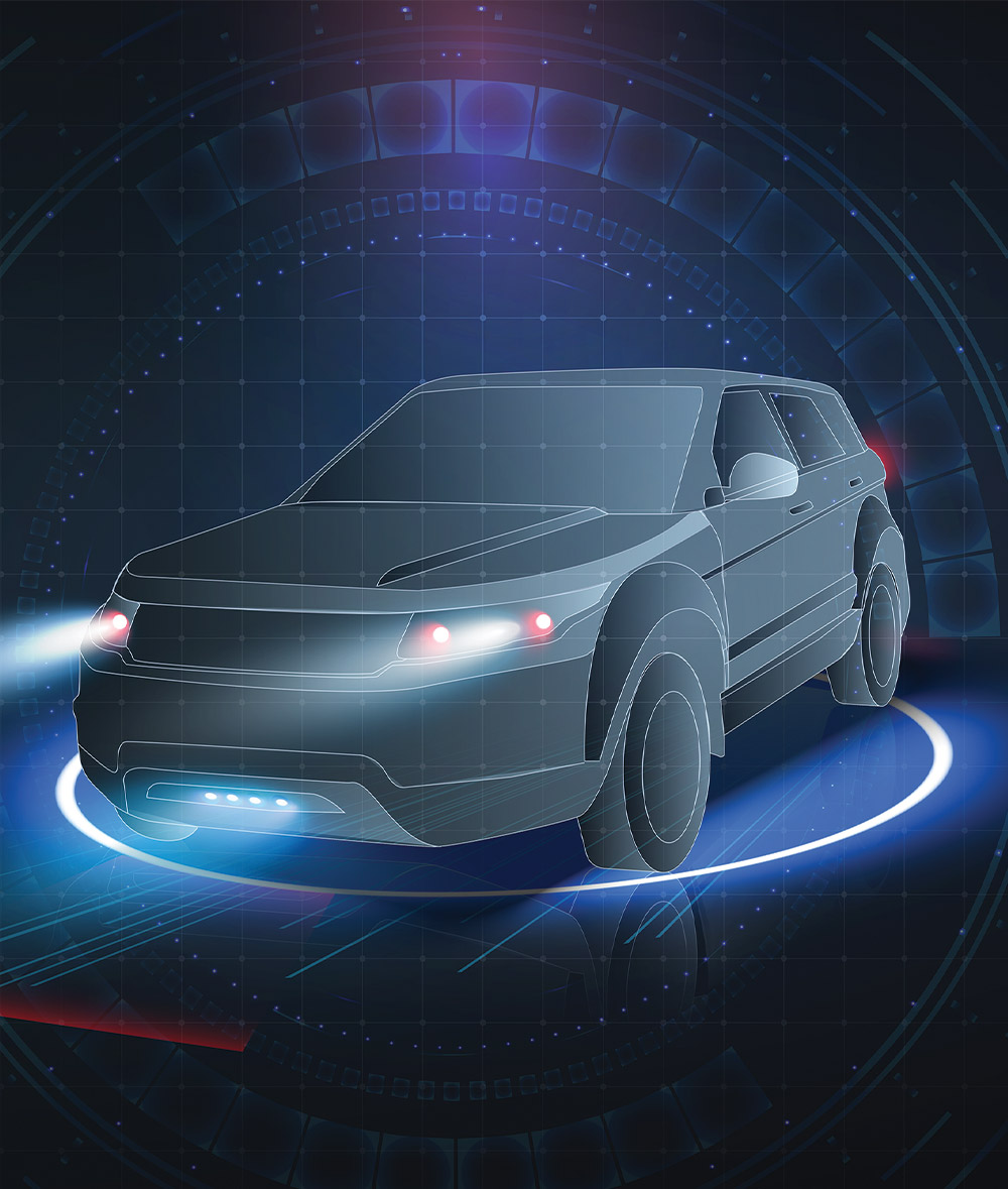 digital illustration of SUV