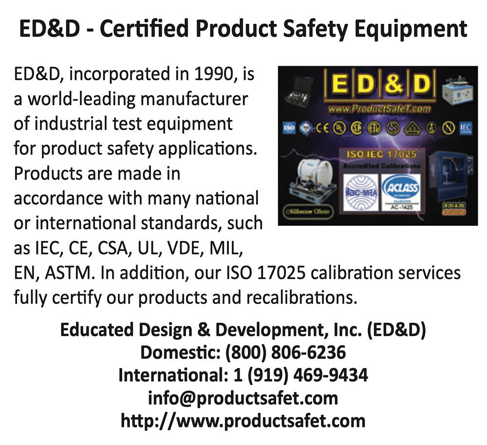 E. D. & D., Inc. Advertisement