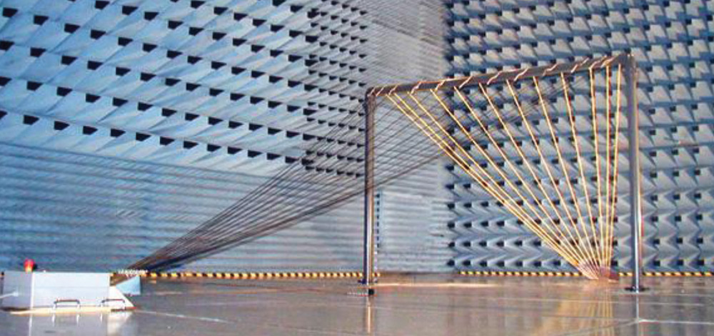 Typical RS105 EMP equipment level test setup