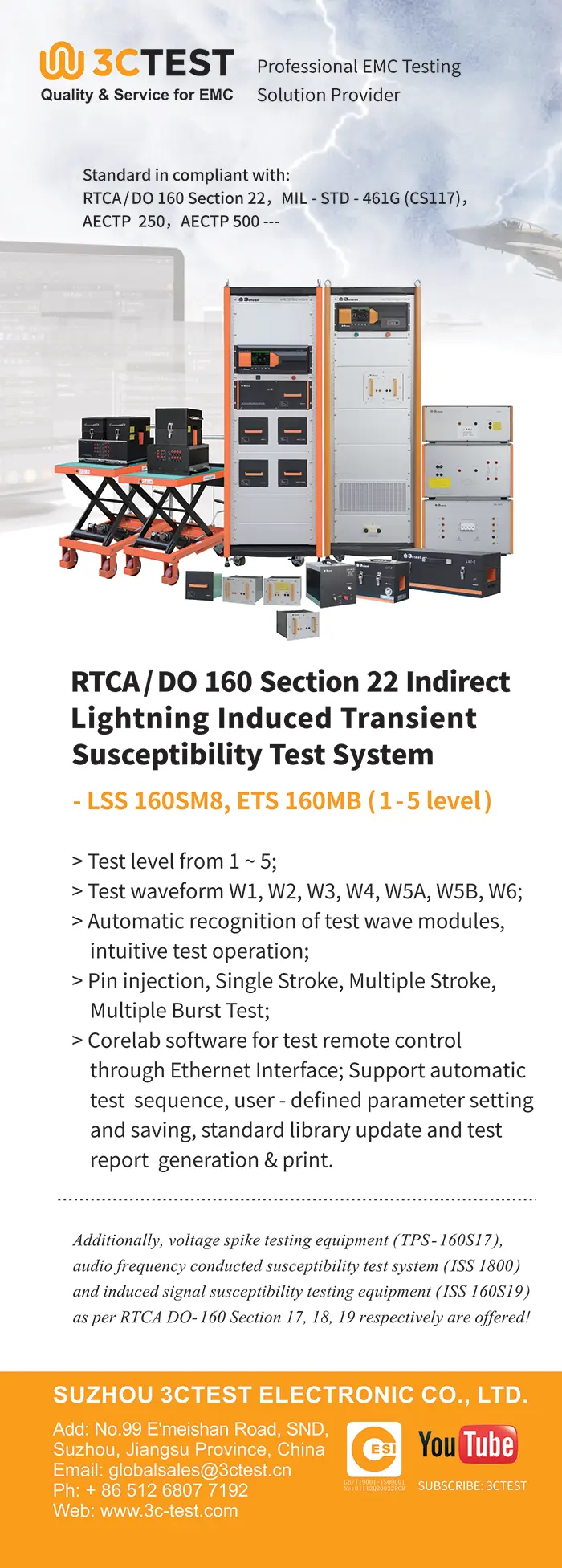 Suzhou 3ctest Electronic Co. Ltd. Advertisement