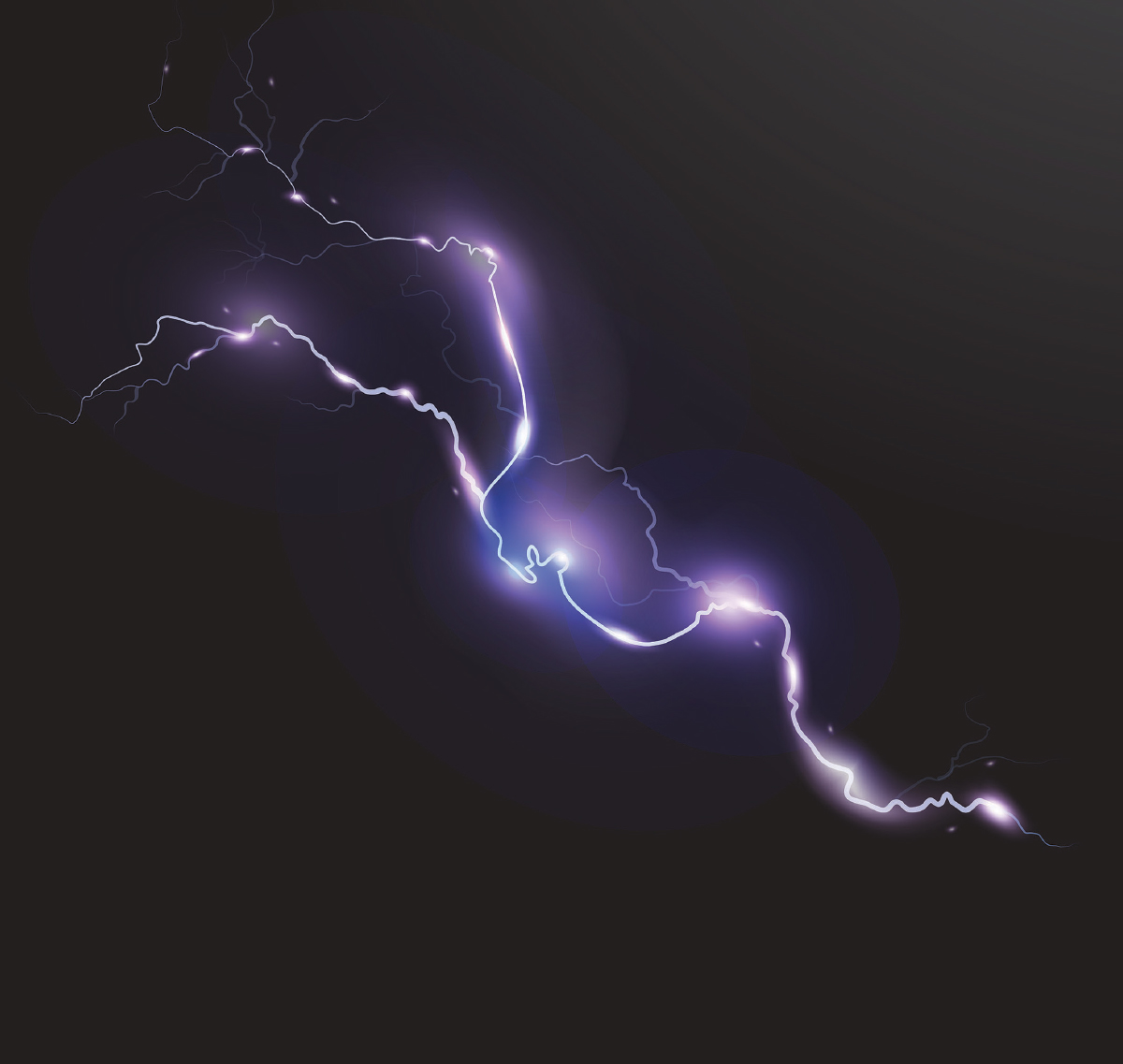 purple lightning
