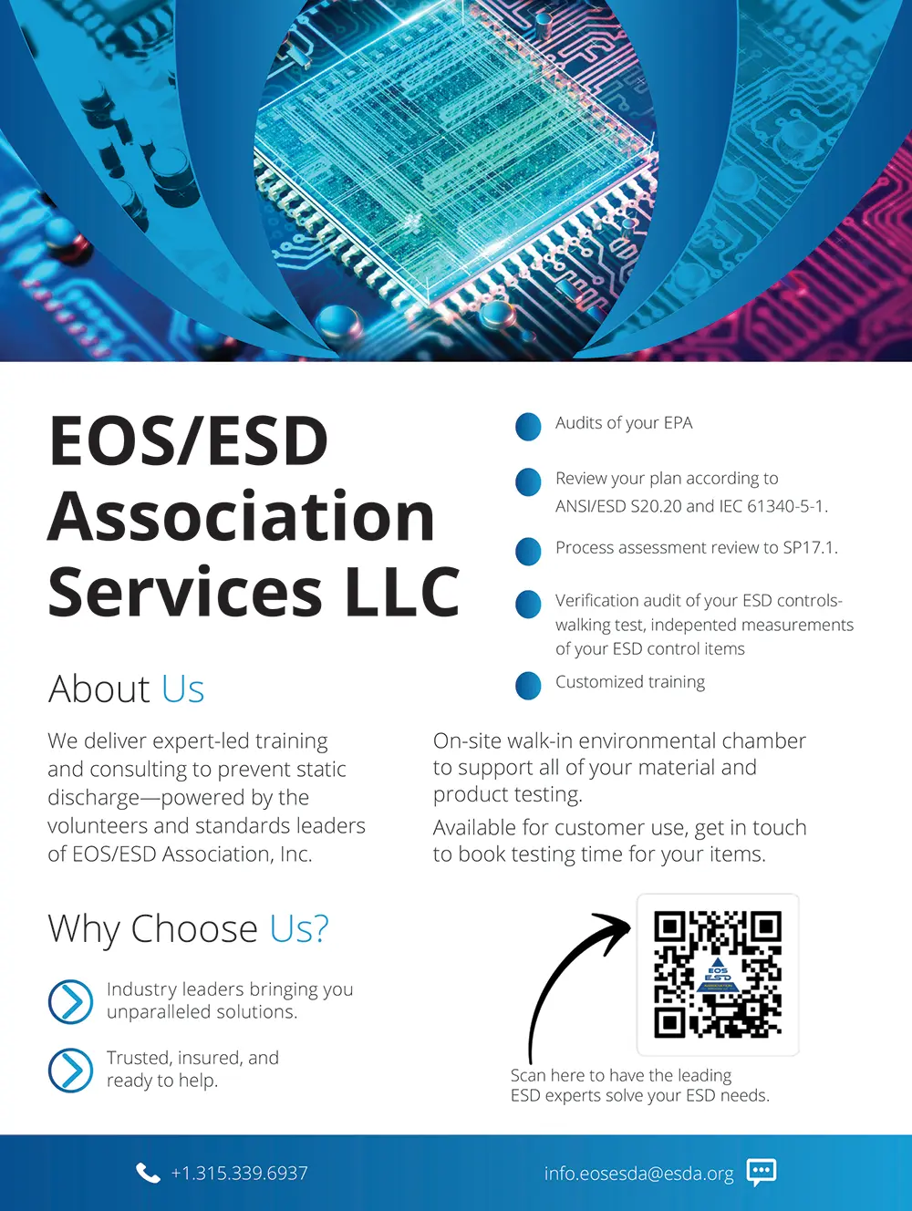 EOS/ESD Association Services LLC Advertisement