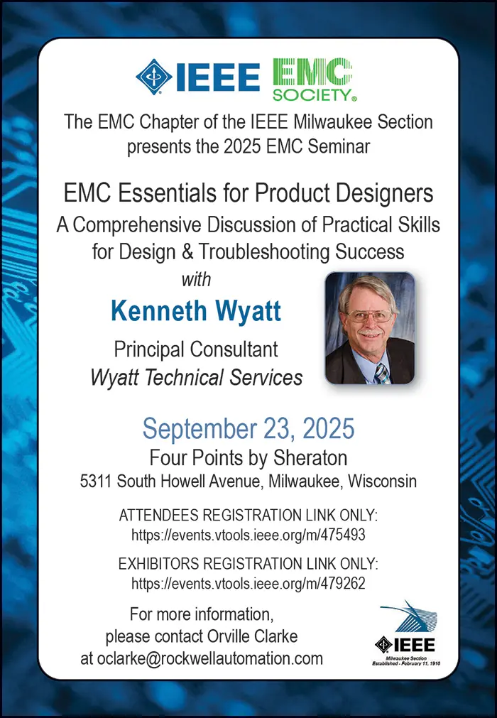 Milwaukee EMC Event Advertisement