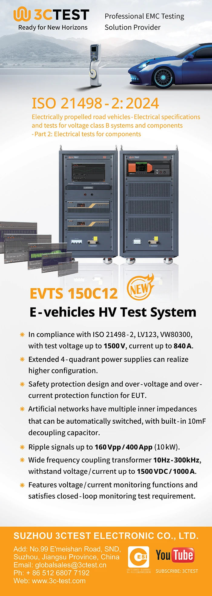 Suzhou 3ctest Electronic Co. Ltd. Advertisement