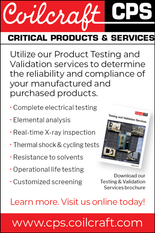 Coilcraft, Inc. Advertisement