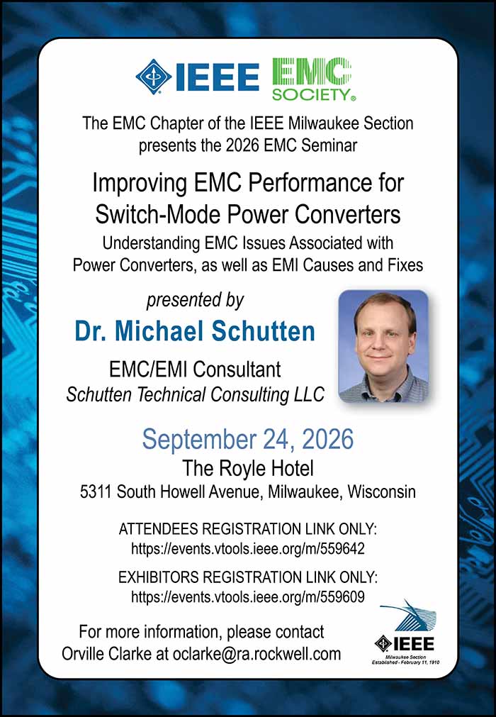 Milwaukee EMC Event Advertisement
